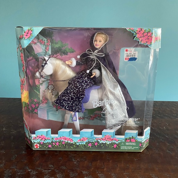 Vintage Royal Romance Barbie Doll with White Stallion 1999 NRFB - Picture 6 of 8